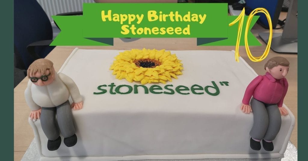 Happy tenth birthday Stoneseed