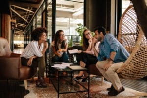 talking about emotional connections with customers